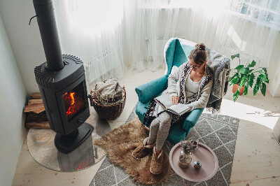 Protector de suelo para estufas Patrón de piedra natural