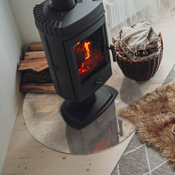 Protector de suelo para estufas Patrón de piedra natural