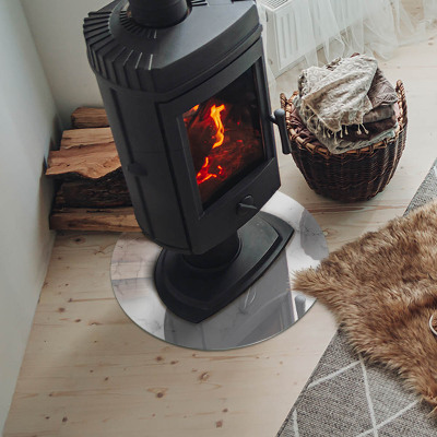 Szyba pod kominek Wzór marmurowy z żyłkami