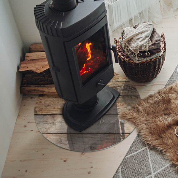 Podkładka pod kominek Tekstura drewnianych desek