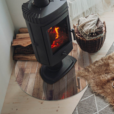 Placa de protección para estufa Tablero de madera en el diseño