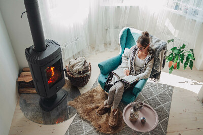 Szyba pod kominek Abstrakcyjny teksturowy wzór