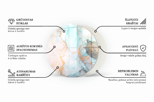 Protector de suelo para estufas Patrones de mosaico en azulejos