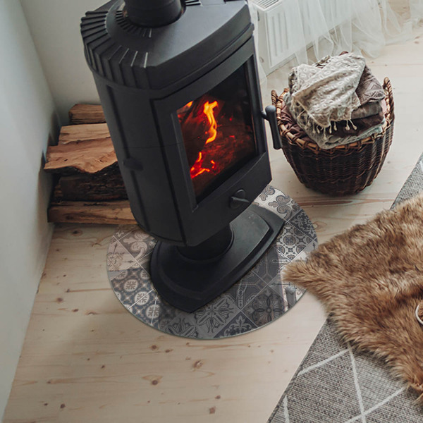 Placa de protección para estufa Patrón de mosaico decorativo