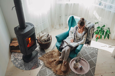 Placa de protección para estufa Patrón de mosaico decorativo