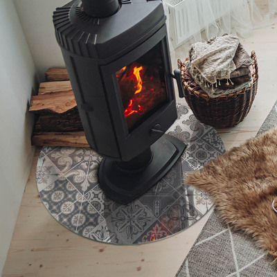 Placa de protección para estufa Patrón de mosaico decorativo