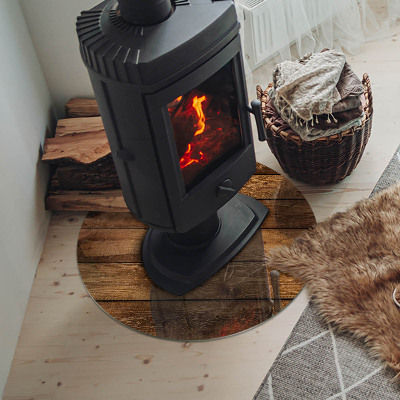 Podkładka pod kominek Deska drewniana w słoje