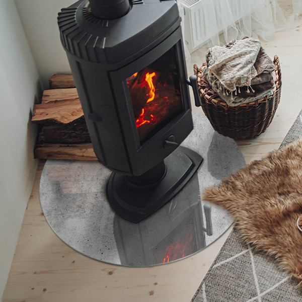 Podkładka pod kominek Tekstura surowego betonu