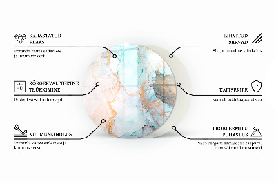 Placa de protección para estufa Geometría con madera