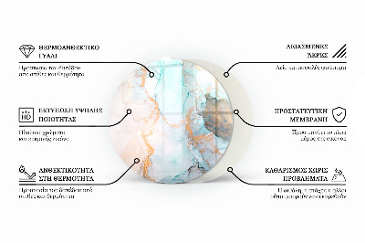 Szkło pod kominek Geometria z drewnem