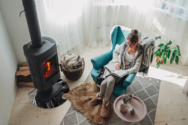 Placa de protección para estufa Ondas y líneas abstractas