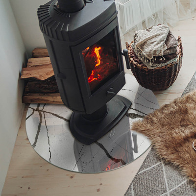 Placa de protección para estufa Patrón de vetas de mármol