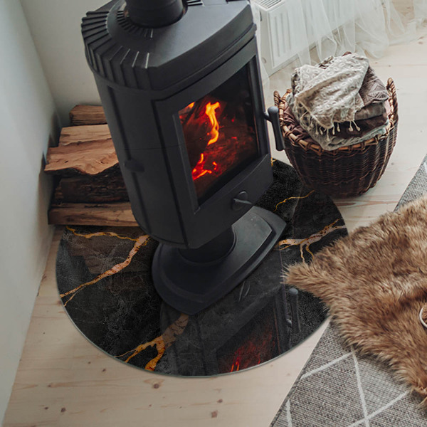 Placa de protección para estufa Mármol elegante con vetas