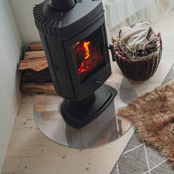 Protector de suelo para estufas Patrón de piedra natural