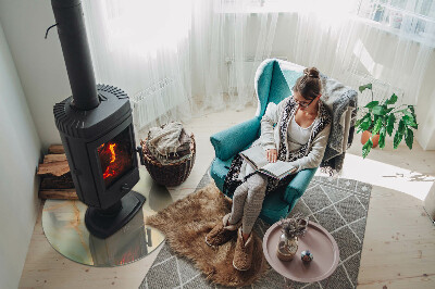 Placa de protección para estufa Patrón de mármol abstracto