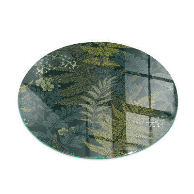 Placa de protección para estufa Motivos vegetales con mariposas