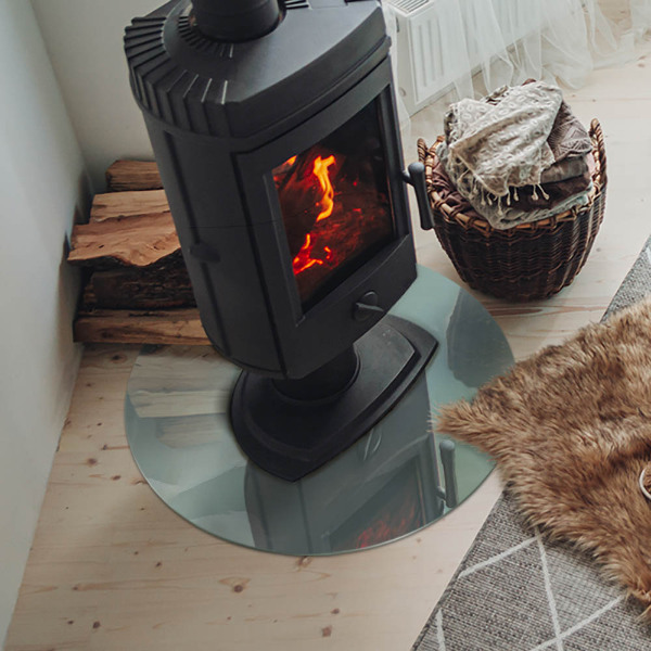 Placa de protección para estufa Delicado patrón de mármol