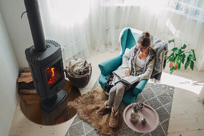 Placa de protección para estufa Color marrón