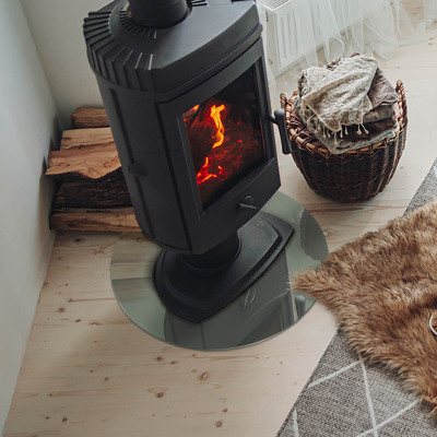 Protector de suelo para estufas Color gris verdoso