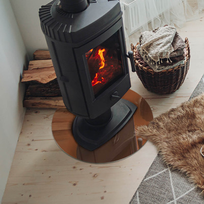 Placa de protección para estufa Color marrón