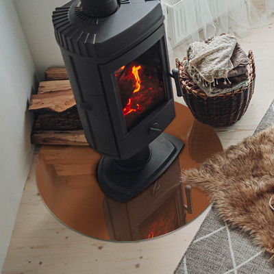 Placa de protección para estufa Color marrón