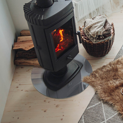 Protector de suelo para estufas Color gris