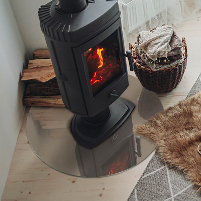 Placa de protección para estufa Color marrón