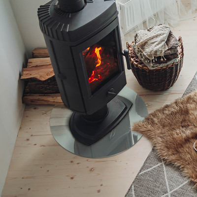 Protector de suelo para estufas Color verde claro