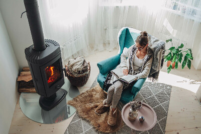 Protector de suelo para estufas Color verde claro