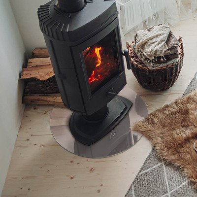 Placa de protección para estufa Color marrón claro