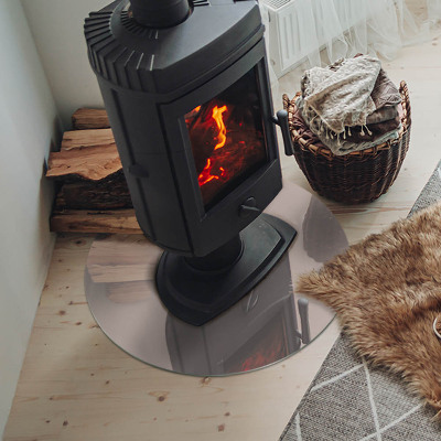 Placa de protección para estufa Color marrón claro