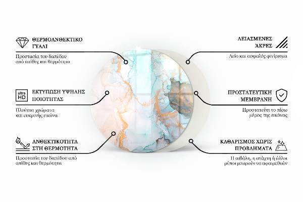 Placa de protección para estufa Color morado claro