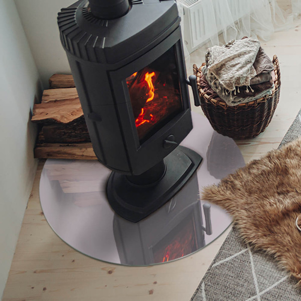 Placa de protección para estufa Color morado claro