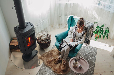 Protector de suelo para estufas Color beige