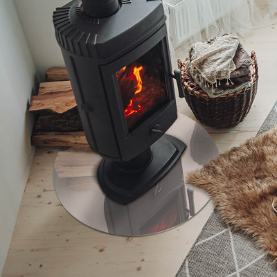 Protector de suelo para estufas Color rosa pálido