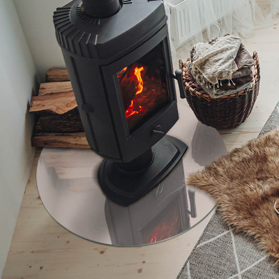 Protector de suelo para estufas Color rosa pálido