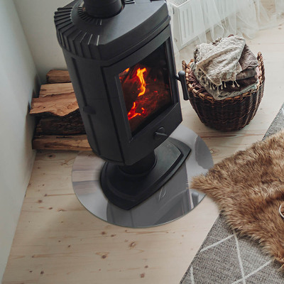 Placa de protección para estufa Color Gris claro