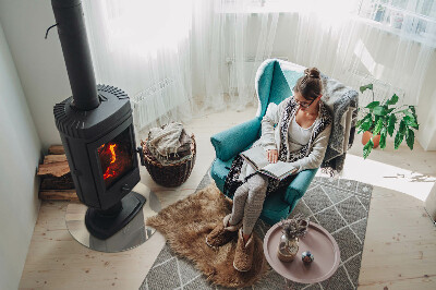 Protector de suelo para estufas Color beige