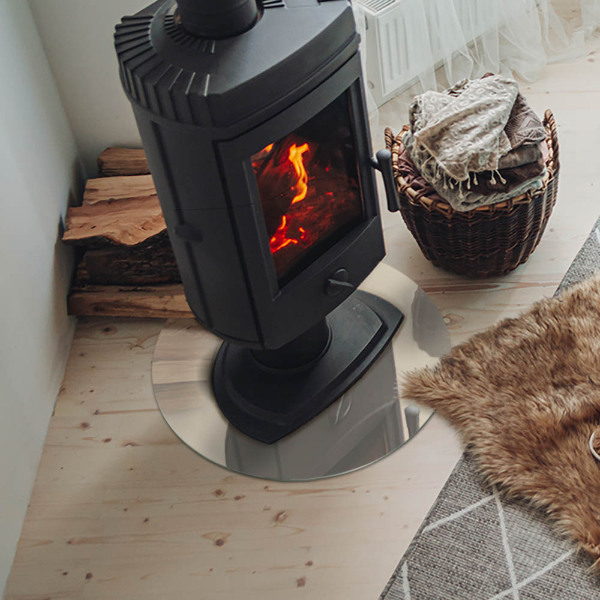 Protector de suelo para estufas Color beige