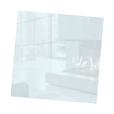 Rectangular protector de suelo para estufa con efecto cristal esmerilado