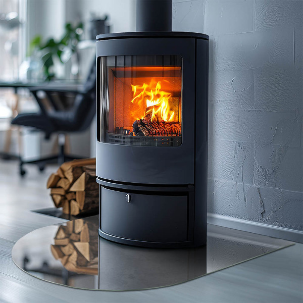 Protector de suelo para estufa semicircular Estructura de hormigón con efecto