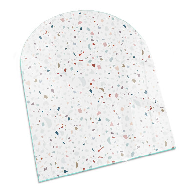 Protector suelo para estufa de leña semicircular Formas en miniatura