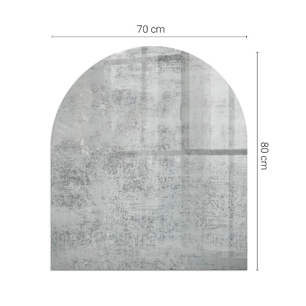 Protector suelo para estufa de leña semicircular Patrón de fondo abstracto