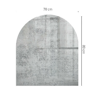 Protector suelo para estufa de leña semicircular Patrón de fondo abstracto