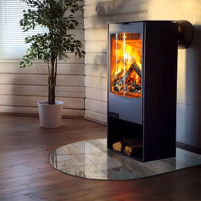 Placa protección suelo estufa semicircular Colores de tablero en varios tonos