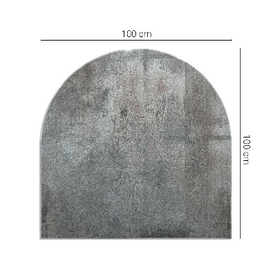 Protector de suelo para estufa semicircular Patrón de estructura cruda