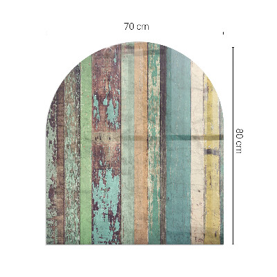 Protector de suelo para estufa semicircular Colores de tablero en diferentes tonos