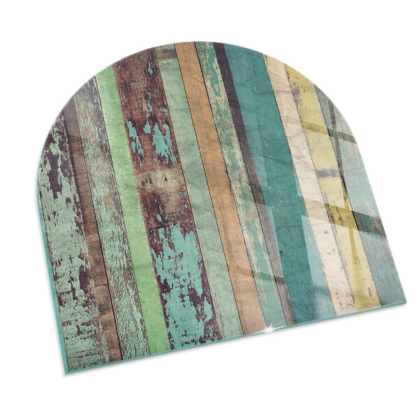 Protector de suelo para estufa semicircular Colores de tablero en diferentes tonos