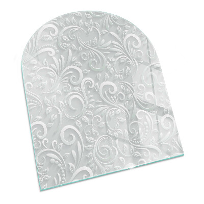 Protector de suelo para estufa semicircular Motivo vegetal elegante