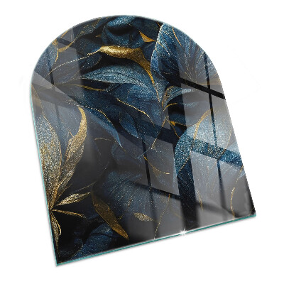 Protector de suelo para estufa semicircular Hojas con estilo en la estructura.